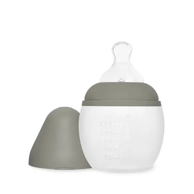 Elhee Μπιμπερό από ιατρική σιλικόνη 150ml Kaki BB15009P