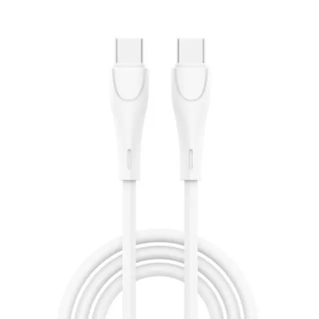 Καλώδιο Σύνδεσης USB 2.0 inos UltraCon USB C σε USB C 60W 1m Λευκό N67924