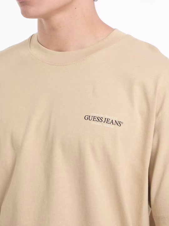 Guess T-shirt Μπεζ Μπεζ - XL 3