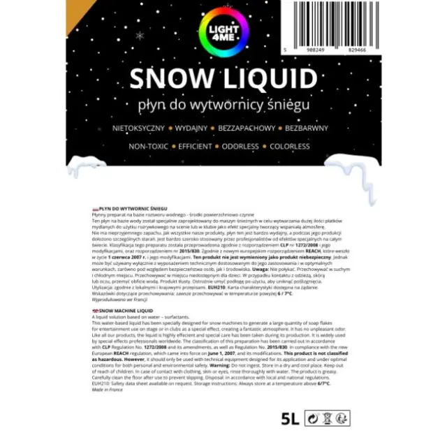 LIGHT4ME liquid for snow machines 5l 2
