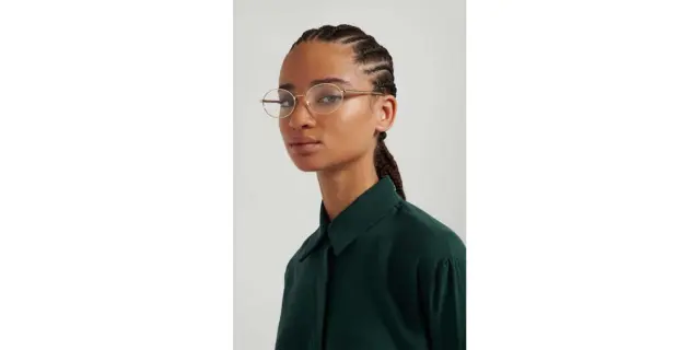 Polaroid Μεταλλικά Unisex Γυαλιά Οράσεως σε Ροζ/Χρυσό Χρώμα PLD D594 000 2