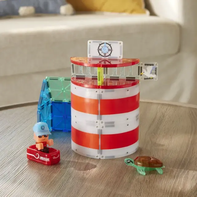 MAGNA-TILES Lighthouse Rescue 26 Τεμάχια – Μαγνητικά Πλακίδια STEM / 262025LR (Magna-Tiles) 2