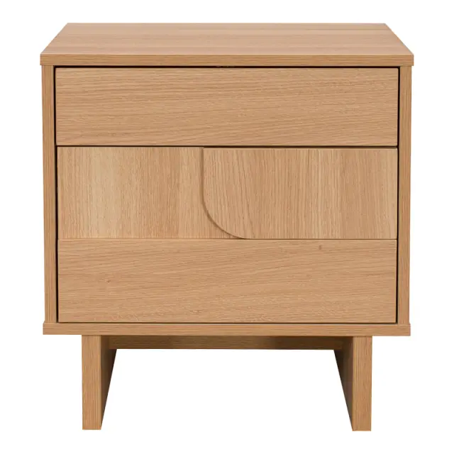 Κομοδίνο Jenfia pakoworld mdf σε φυσική απόχρωση 48x39x50,5εκ 3