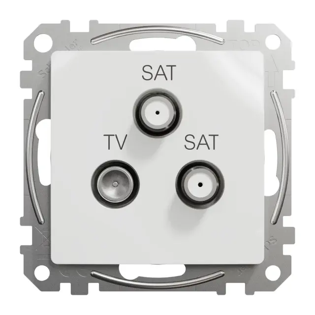 TV/SAT/ SAT ending 4db, Sedna, White