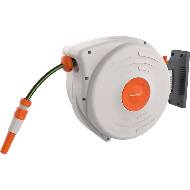 NAKAYAMA PRO GH9160 - NAKAYAMA PRO GH9160 Ανέμη Ποτίσματος Τοίχου Αυτόματη, Με Λάστιχο 15m 1/2'' & 4 Εξαρτήματα (062547) 2