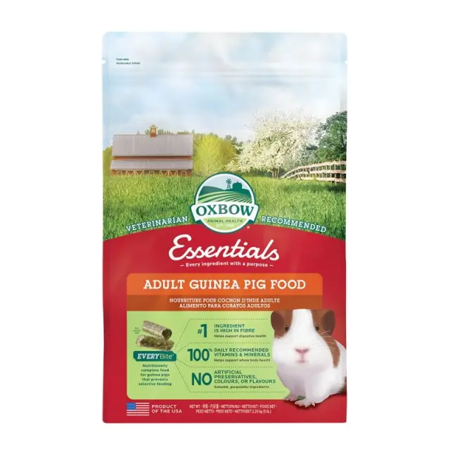 Oxbow Πλήρης Τροφή Ινδικού Χοιριδίου Essentials Adult Guinea Pig 2,28Kg Μονόχρωμο