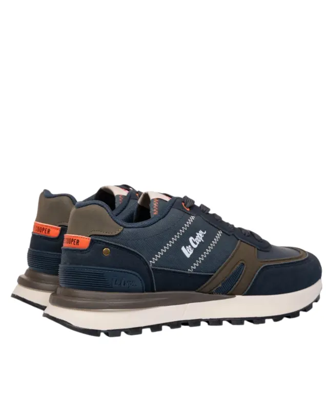 Lee Cooper - Ανδρικά Sneakers Shadow II LCM628415-NAVY Μπλε 3