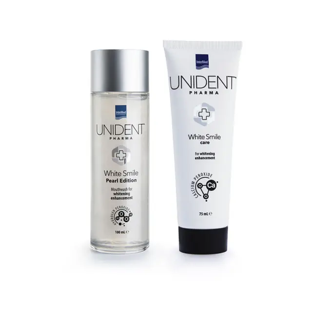 InterMed Unident Pharma White Smile Pearl Edition Σετ 2τεμ 2