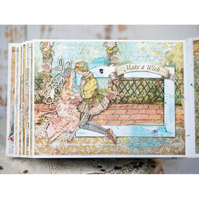 Die Cuts Chipboard Stamperia 15x30cm, Sleeping Beauty 2