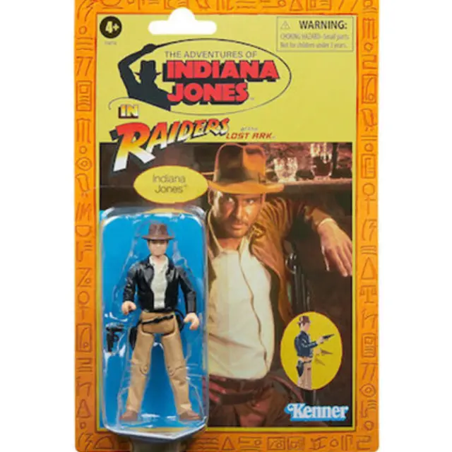 Hasbro Fans The Adventures of Indiana Jones: In Raiders of the Lost Ark - Indiana Jones Action Figure (10cm) (Excl.) (F6076)