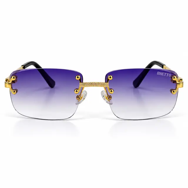 Ghetto Palette Sunglasses Purple Gold | Unisex