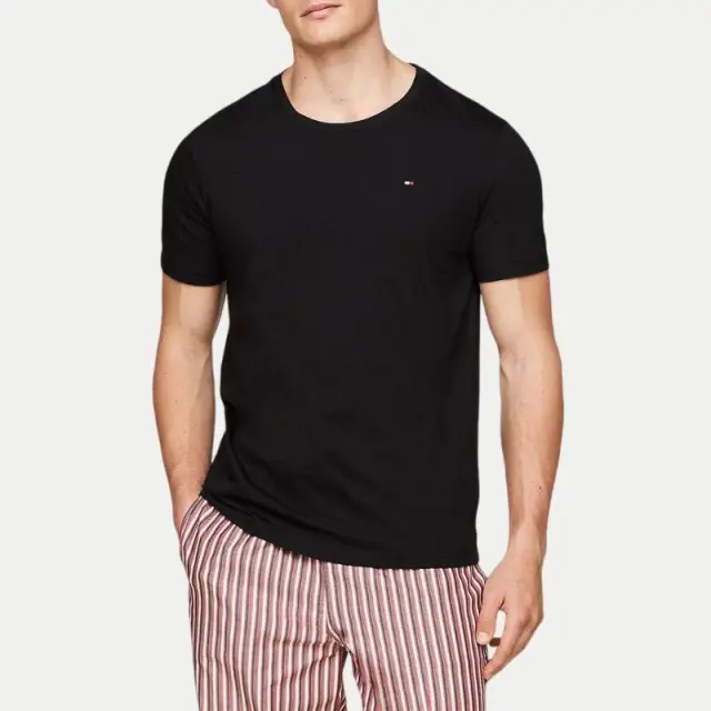 Tommy Hilfiger - Ανδρικές Φανέλες Κοντομάνικες 3Pack UM0UM03379-0SI Μαύρο - S 2