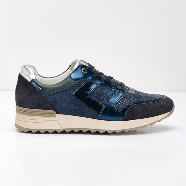 Mephisto Sneakers Γυναικείο δέρμα Nubuck Μπλέ MEP/TRECY INDIGO - 36