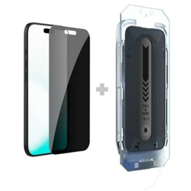 Nillkin Tempered Glass 0.25mm Guardian 2.5D for Apple iPhone Air Black (with applicator)