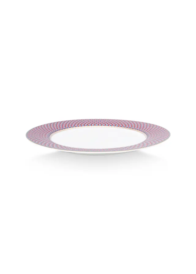 PIP STUDIO ΠΟΡΣΕΛΑΝΙΝΟ ΠΙΑΤΟ ΦΑΓΗΤΟΥ FLOWER FESTIVAL ΜΠΛΕ 26,5cm - One size 2