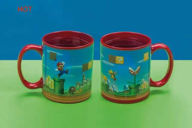 Paladone Nintendo Super Mario Heat Change Mug Κεραμική Κούπα που Αλλάζει Σχέδιο με τη Θερμότητα – PP3432NN 2