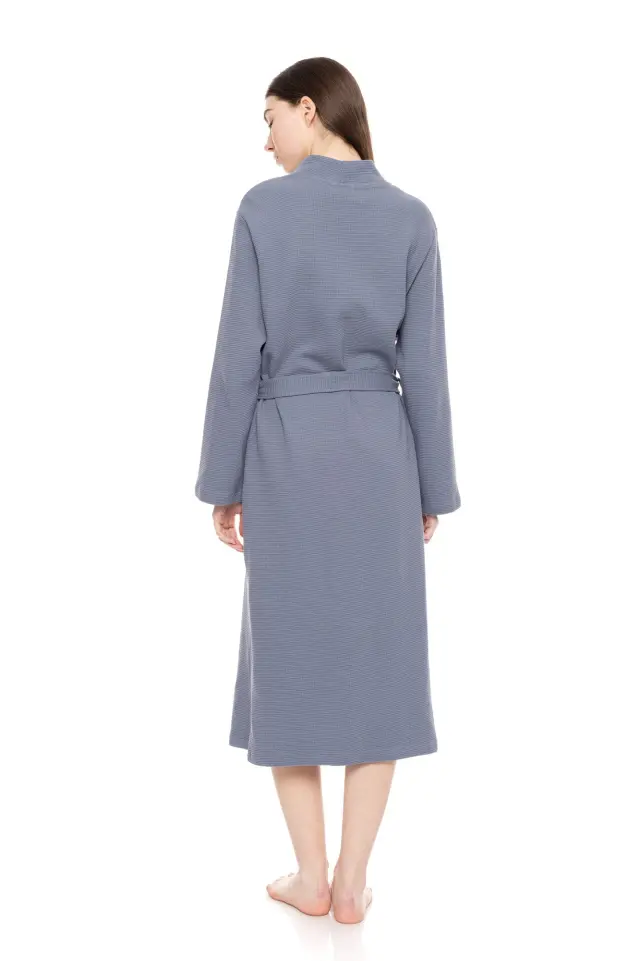 WN-1240 - Cosmos Blue - ROBE LONG WAFFLE NOS 2