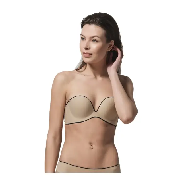 Luna Γυναικείο Σουτιέν Strapless Miracle One, Χρώμα Μπεζ