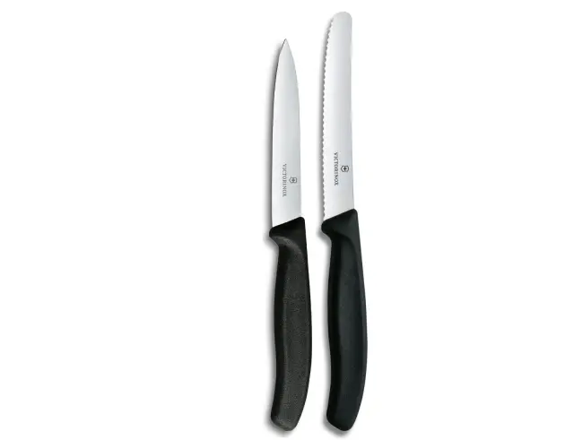Σετ Μαχαίρια Γενικής Χρήσης Victorinox Swiss Classic με μήκος λεπίδας 10cm και 11cm - Black - 2 τεμάχια6.7113.2 3