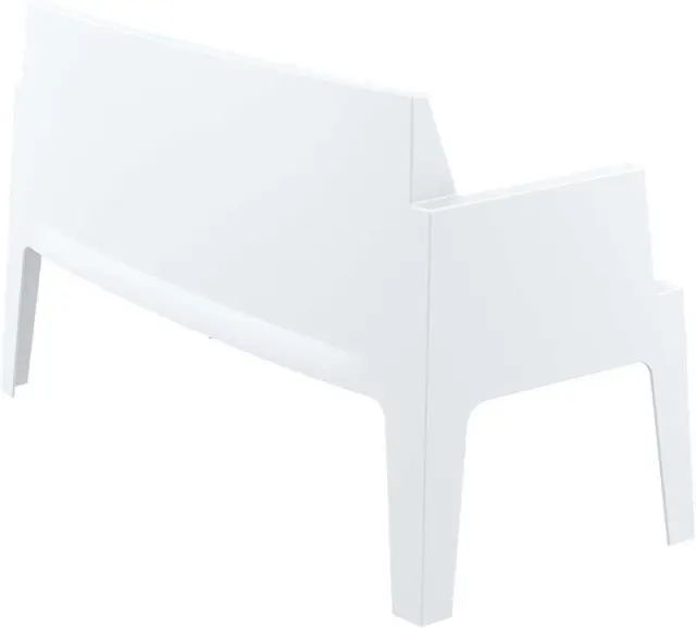 Καναπές Στοιβαζόμενος BOX Λευκό PP 138x62x80cm 2