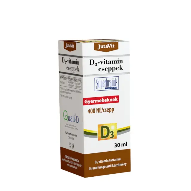 JutaVit Vitamin D3 Drops 400 IU for Babies and Kids