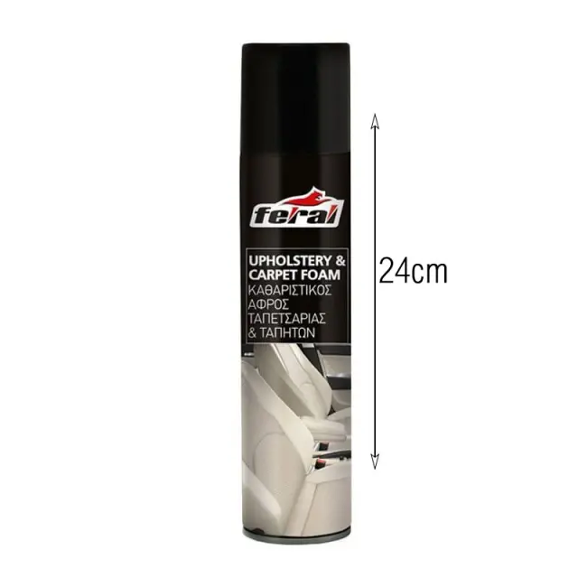 Καθαριστικός Αφρός Ταπετσαρίας Feral 500ML - Upholstery & Carpet Foam 18519