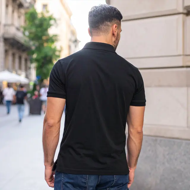 Μπλούζα Polo Noshame® Μαύρη - 112401 - XXL 2