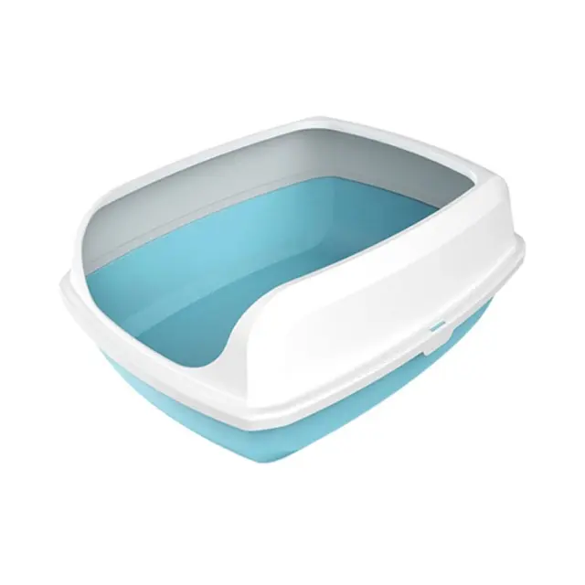 Pet Interest Λεκάνη Γάτας Easy Semi-Closed Μπλε 56x42x23.5cm
