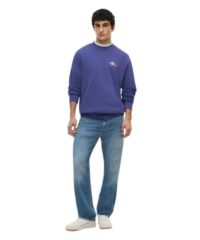 Tommy Hilfiger - Ανδρικό Φούτερ DM0DM23116-C6Q Μωβ 3