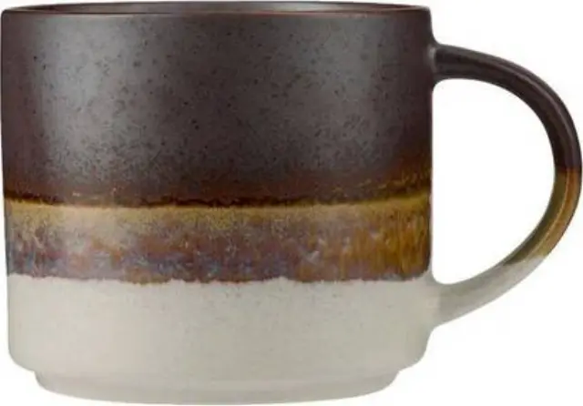 Maxwell & Williams Club Earthy Κούπα Κεραμική 370ml - Steel