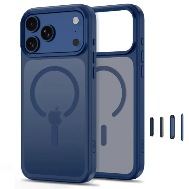 Tech-Protect® Magmat MagSafe CC Θήκη για iPhone 17 Pro/18 Pro- Matte Deep Blue. 3