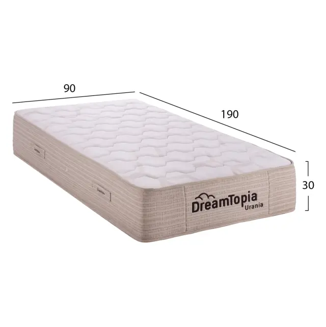 ΣΤΡΩΜΑ DREAMTOPIA, σειρά URANIA POCKET SPRING 90x190x30 εκ. 2