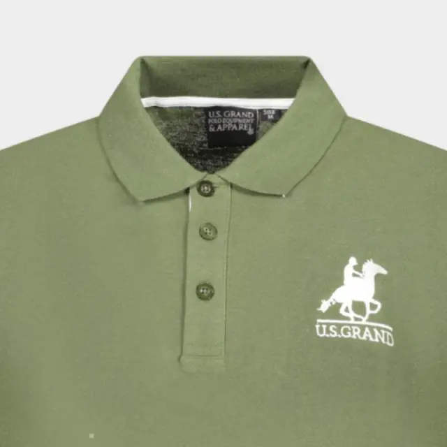 T-shirt U.S.Grand Polo AU02662_VE16VERD Πράσινο - XL 3