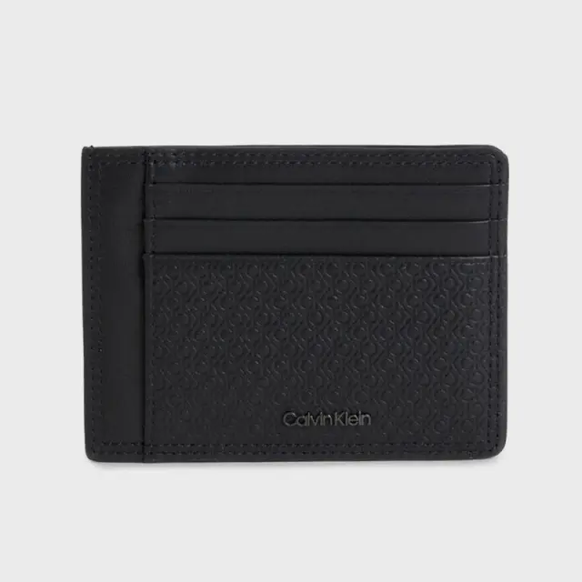 Calvin Klein - Ανδρική Δερμάτινη Καρτοθήκη Minimalism Id Cardholder K50K510906-0IO Μαύρο