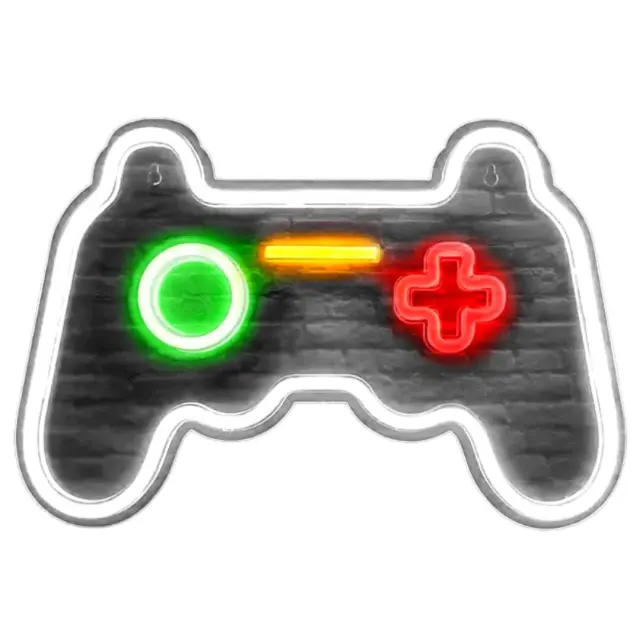 MECHARITE - Controller LED Neon Skilt - White - Fan Shop and Merchandise