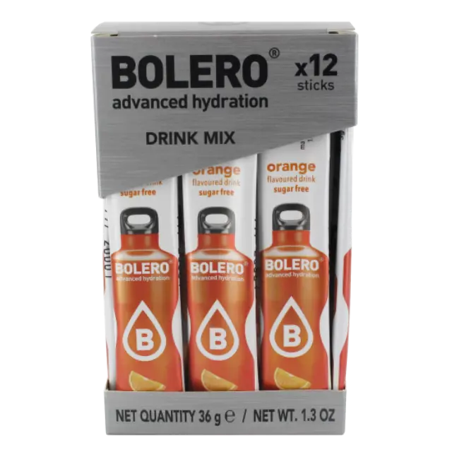 BOLERO - Πορτοκάλι Χυμός Σε Σκόνη για 0,5LT (Κουτί των 12) x 3gr
