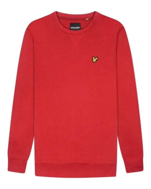 LYLE + SCOTT ESSENTIALS CREW NECK SWEATSHIRT ΑΝΔΡΙΚΟ ΦΟΥΤΕΡ - W703 RED 2