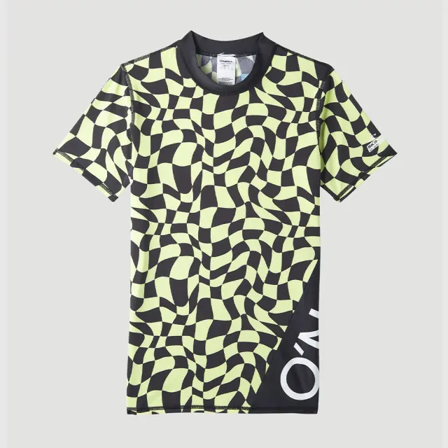 O'neill Boy's Crazy Shortsleeve UPF 50+ Sun Protection Skin Μαύρο - Κίτρινο 4800055-42014 (O'neill)