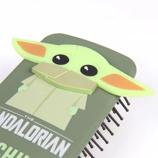 Βούρτσα Μαλλιών The Mandalorian green hairbrush 2
