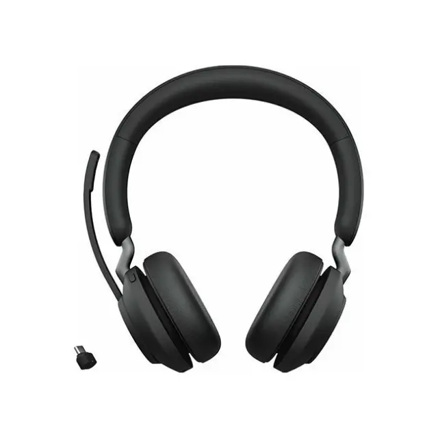 Jabra Multimedia Headset Evolve2 65 Stereo UC With Charging Stand Link 380c Black (26599-989-899) 3