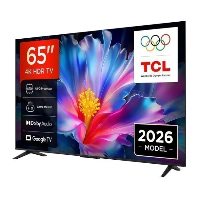 Smart TV 65'' TCL 65P6L - Ανάλυση 4K UHD (3840 x 2160) - Dolby Audio 2.0 - HDR10+ HLG - Δέκτες DVB-T2, DVB-C, DVB-S2 - 3x HDMI, 2x USB, Wi-Fi, Bluetooth65P6L 2