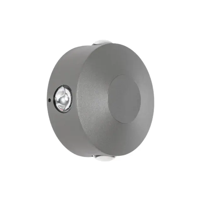 LED Μοντέρνο Φωτιστικό Τοίχου ARKOS 8Watt σε Γκρι Ανθρακι Ματ KLV-101-0108 3