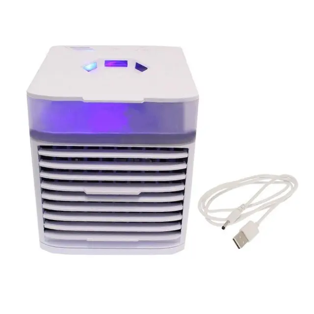 Φορητό Mini Air Cooler – Κλιματιστικό USB με LED Φωτισμό