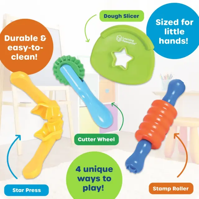 Learning Resources Εκπαιδευτικό Παιχνίδι Helping Hands Tactile Tools (3+ ετών) LER5586 3