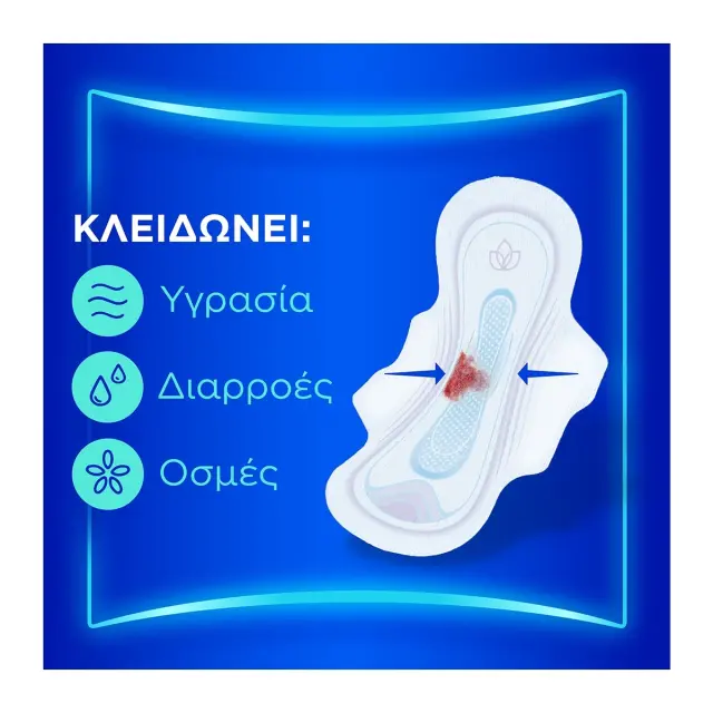 Always Σερβιέτες Ultra Day Super Extra Wings Size 3 - 16τμχ 2