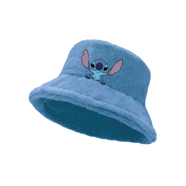 Stitch Λουτρινο Καπελο plush fishermans hat one size (54-56 cm) 2