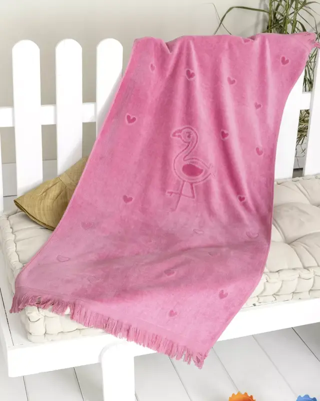 Πετσέτα Θαλάσσης Lola Jacquard Ροζ, Φούξια Πετσέτα 70x140