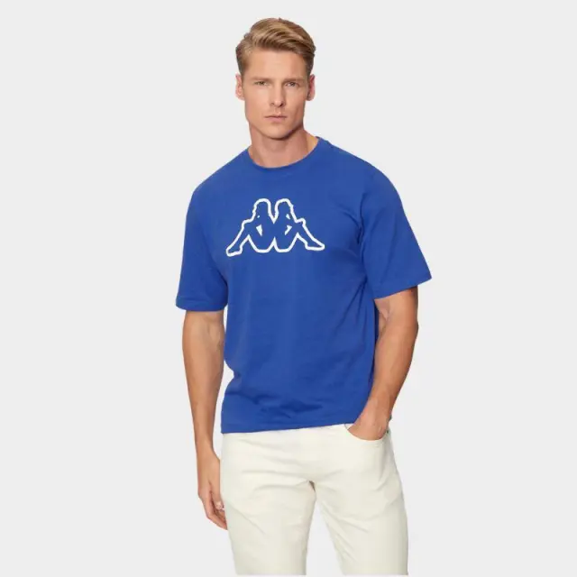 T-shirt Kappa 303HZ70-741 Μπλε - 2XL