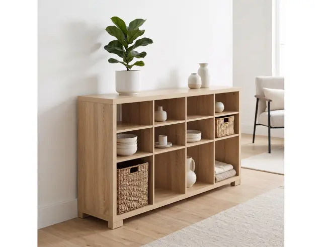 Μπουφές Bivoak 5Five με διαστάσεις 137.6x32x76cm - Απόχρωση Ξύλου 193576