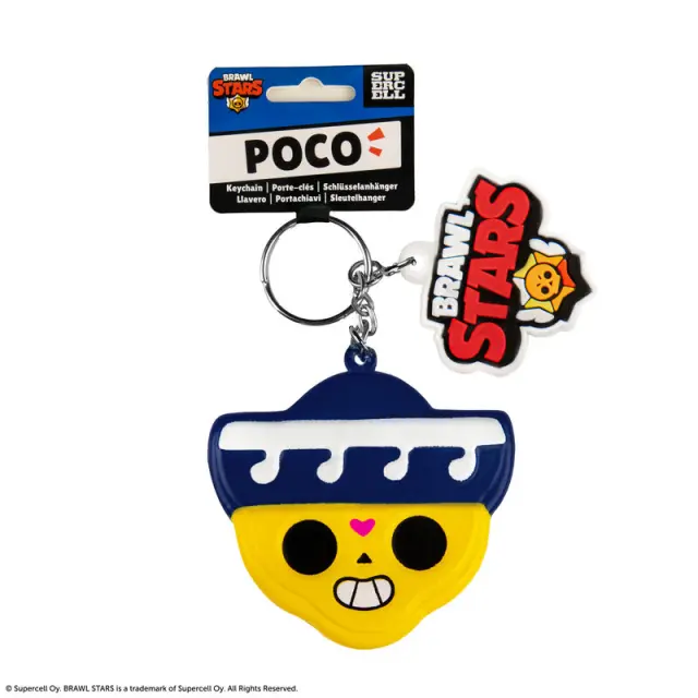 Μπρελόκ Squishy Keychain Poco Brawl Stars 2